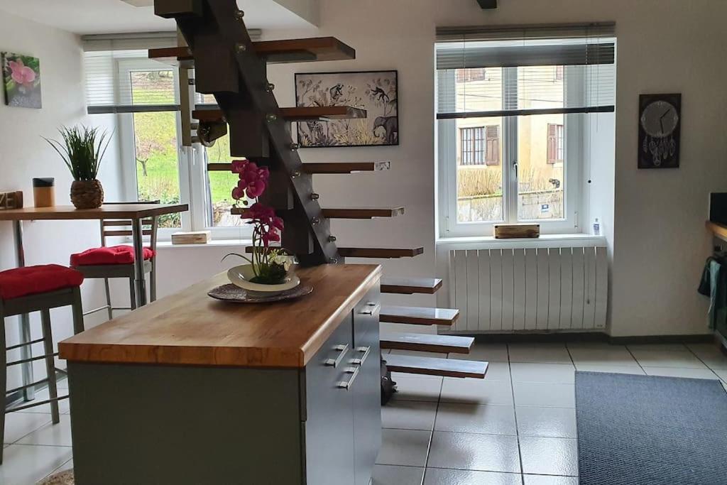 Ferienwohnung Loft Gaia Brunstatt-Didenheim Exterior foto